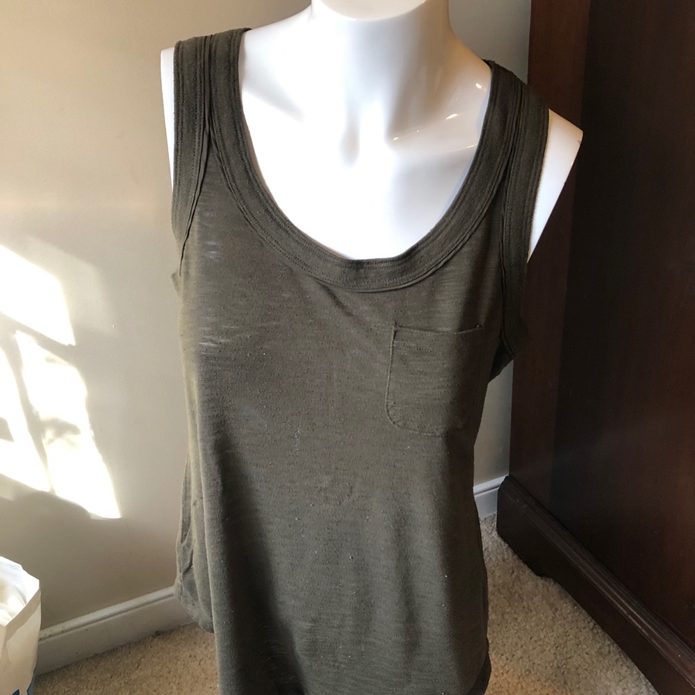 Banana Republic Olive Green Tank Top